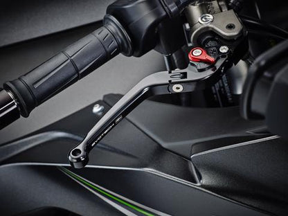 Evotech Folding Clutch and Brake Lever set for Kawasaki ZX10R (2016+) - PRN002394-002406