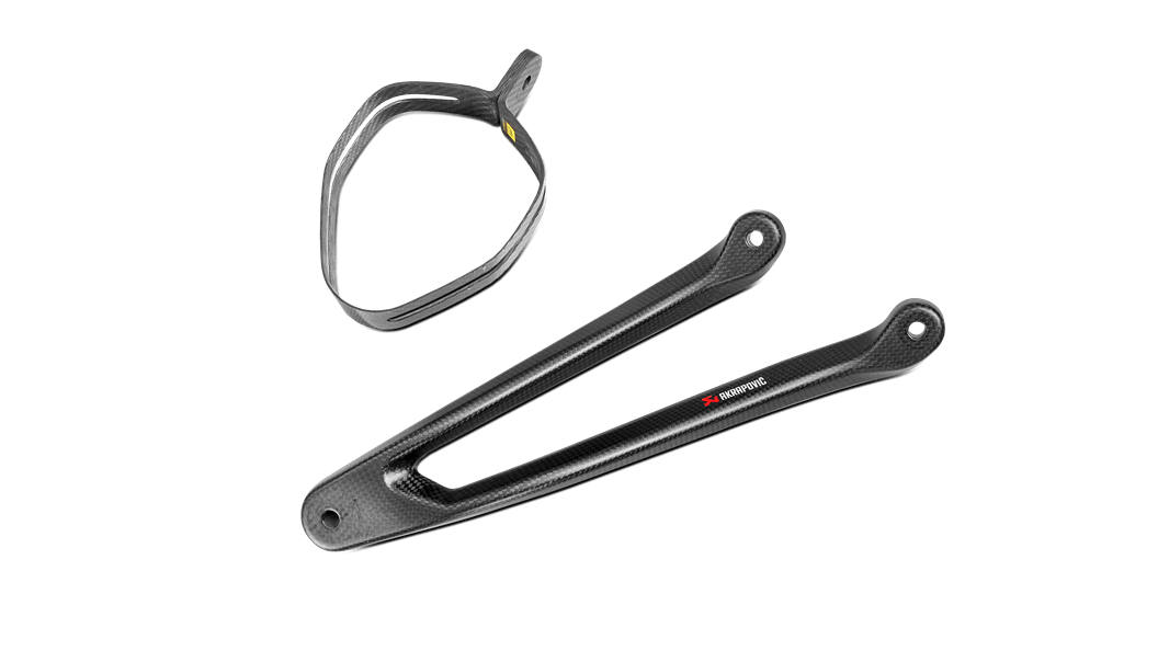 Akrapovic Muffler bracket with Muffler clamp (Carbon) KAWASAKI NINJA ZX-10R/RR 2016-20
