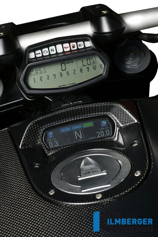 Carbon Instrument Cover for Ducati Diavel 1198 - Ilmberger Carbon