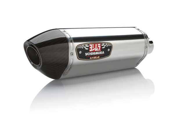 Yoshimura R-77 SS Slip-On, W/ SS Mufflers For Suzuki Hayabusa 08-20
