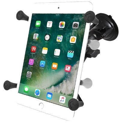 RAM Twist Lock Suction Cup Mount with Universal X-GripŒ Cradle for 7" Tablets