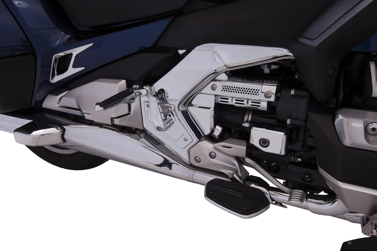 GOLDSTRIKE CHROME ENGINE COVER SET FOR GOLD WING