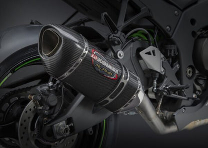 Yoshimura Race Alpha 3/4 Titanium System, With Carbon Fiber Muffler For Kawasaki ZX-10R/RR 2016+