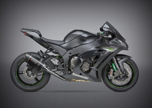 Yoshimura Race Alpha SS 3/4 System, W/ Carbon Fiber Muffler For Kawasaki ZX-10R/RR 2016+