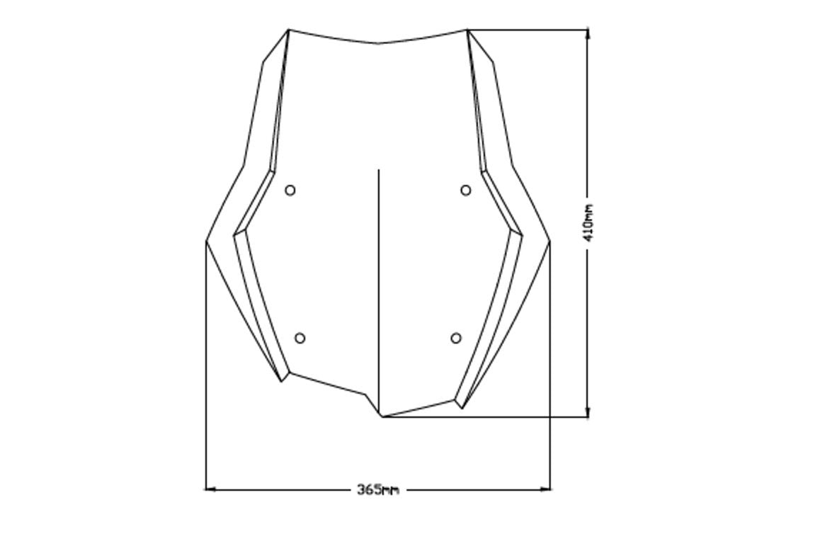 Puig Touring windscreen for BMW F850GS 2019-23 - #3595