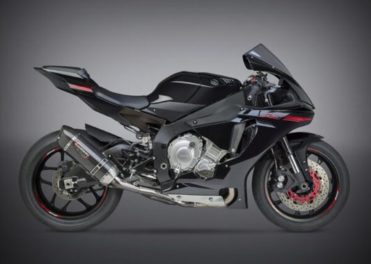 Yoshimura Race Alpha SS 3/4 System, W/ Carbon Fiber Muffler For Yamaha YZF-R1/M/S 15-20