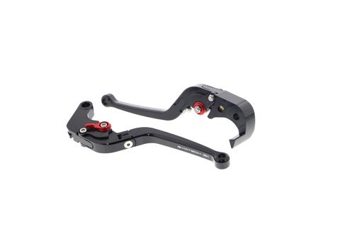 Evotech Folding Clutch and Brake Lever Set for Suzuki GSX-R1000 (2009-22) - PRN002391-002868
