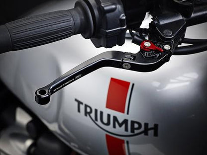 Evotech Folding Clutch and Brake Lever set for Triumph Street Triple (2007-22) - PRN002451-004289
