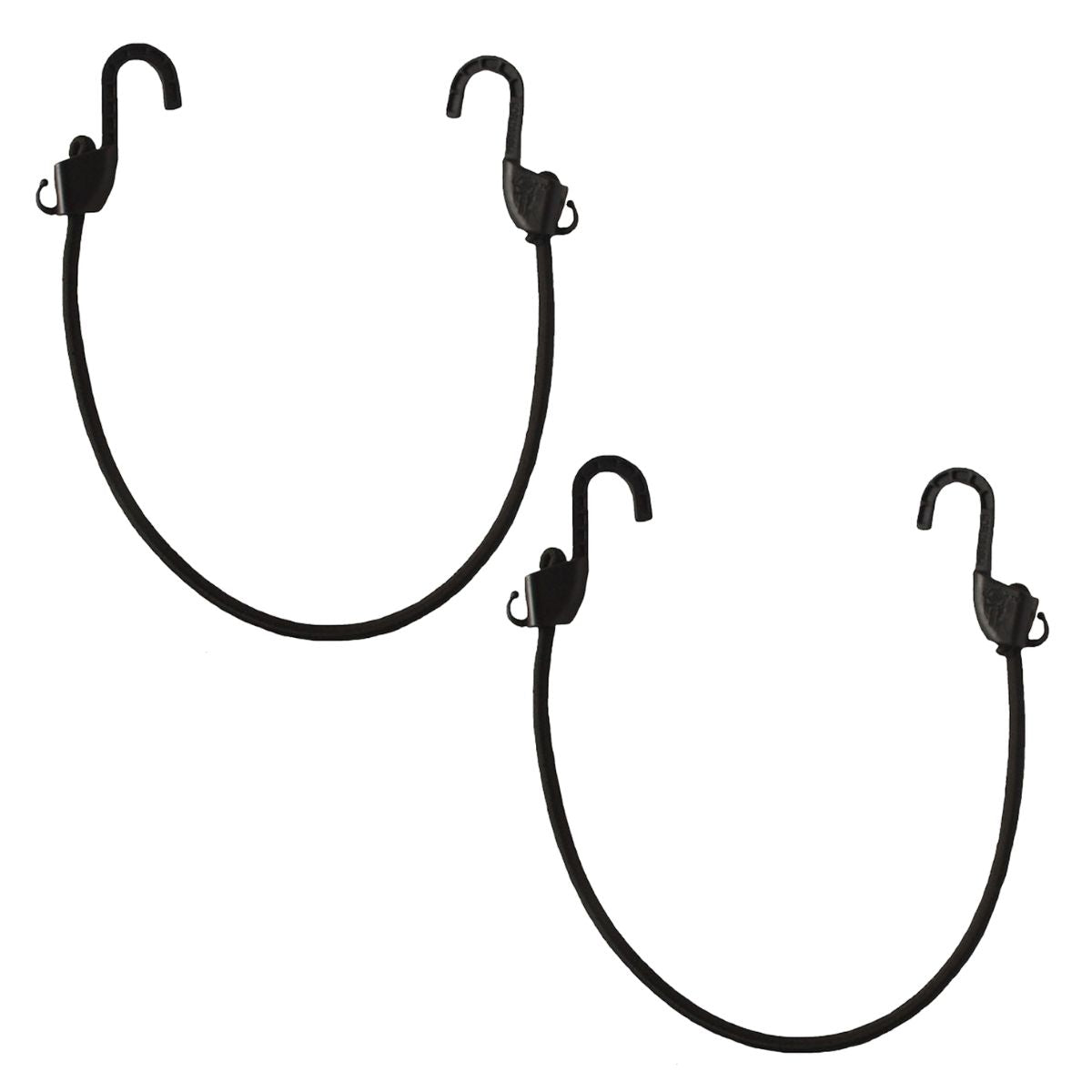 MOTOTECH Grappler Bungee Tie-Down - 24"/ 60 cms - Black - 8mm - Pack of 2