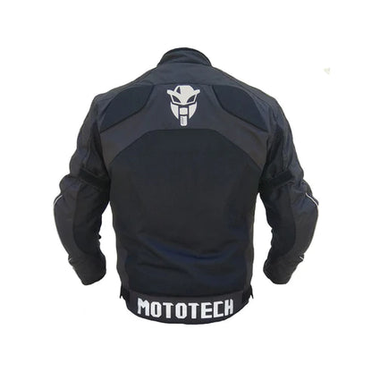 MOTOTECH Scrambler Air Motorcycle Riding Jacket v2 - Black - Level 2