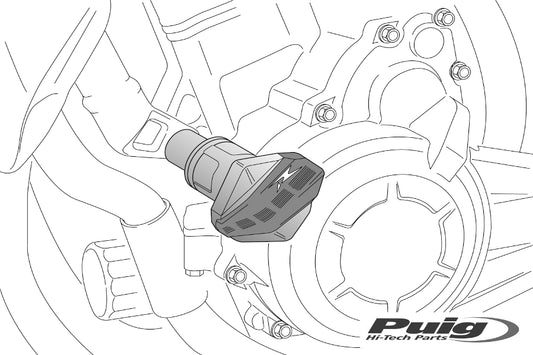 Puig R12 FRAME SLIDERS FOR MOTORCYCLE HONDA CB300  2019+