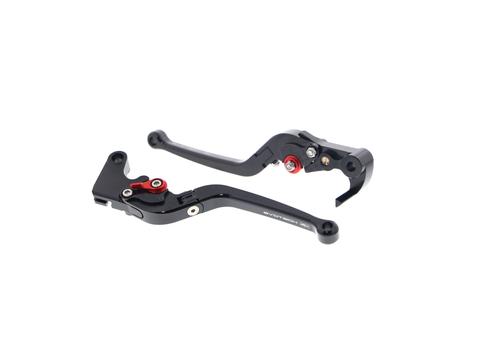 Evotech Folding Clutch and Brake Lever set for Yamaha YZF-R1/M (2015+) - PRN002396-003908