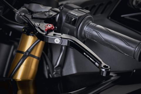 Evotech Folding Clutch and Brake Lever set for Yamaha YZF-R1/M (2015+) - PRN002396-003908