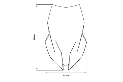 Puig Touring windscreen for BMW F900XR #20391
