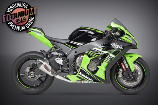 Yoshimura Race Alpha T 3/4 System, W/ Titanium Muffler For Kawasaki ZX-10R/RR 2016+
