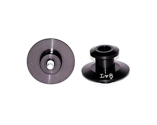 LV8 Aluminium Bobbins – M10 x 1.50 – Black