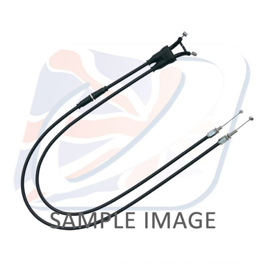 Venhill Honda FL Throttlecable (Pair)-Black H02-4-154-BK