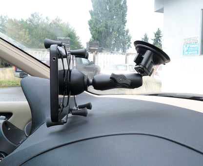 RAM Twist Lock Suction Cup Mount with Universal X-GripŒ Cradle for 7" Tablets