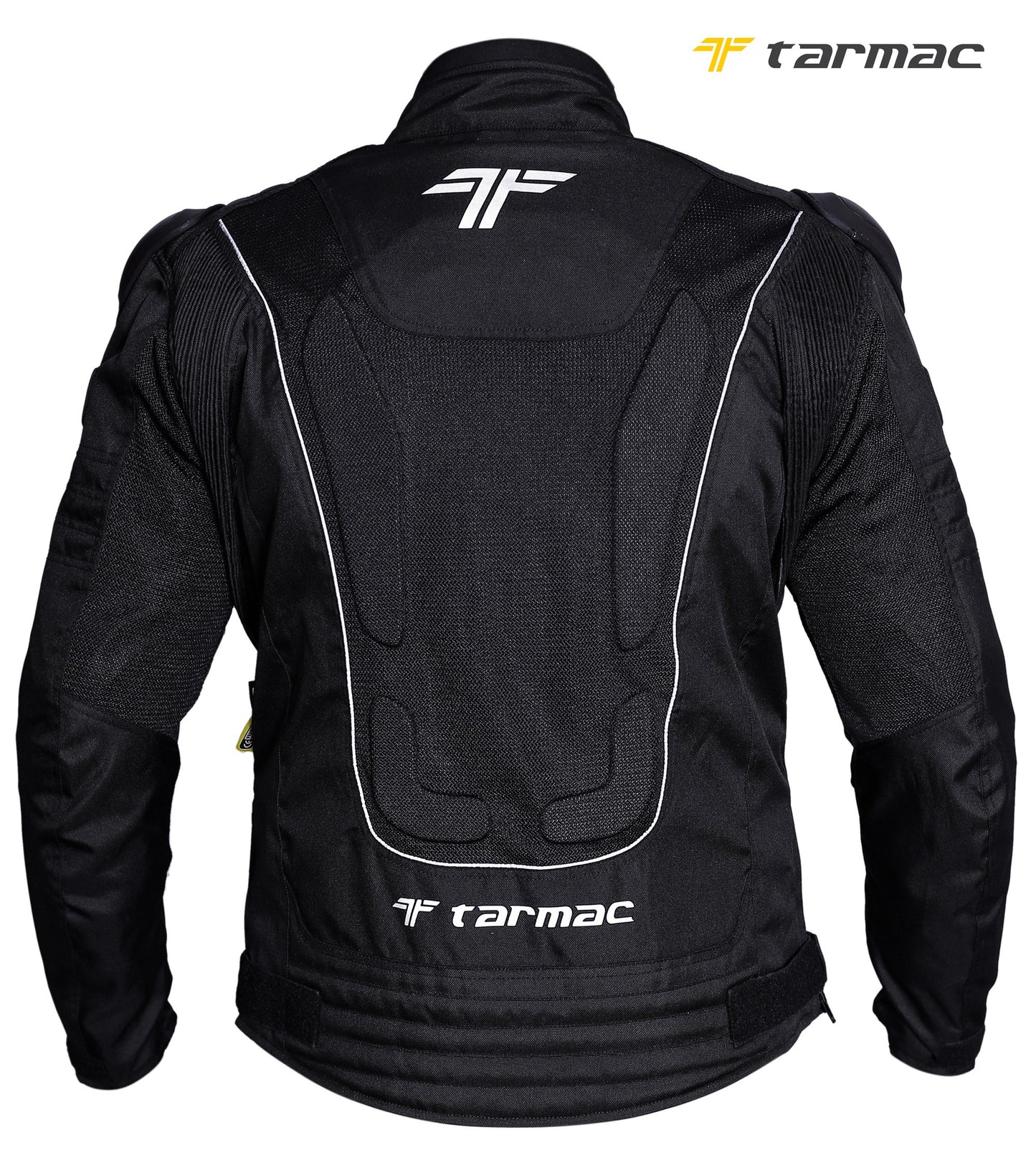 Tarmac One III Black Level 2 Riding Jacket with SAFE TECH protectors + FREE Tarmac Tex gloves