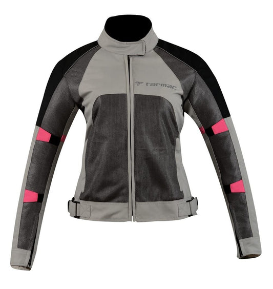 Tarmac Drifter II Grey/Black/Pink Jacket Ladies SAFE TECH Level 2