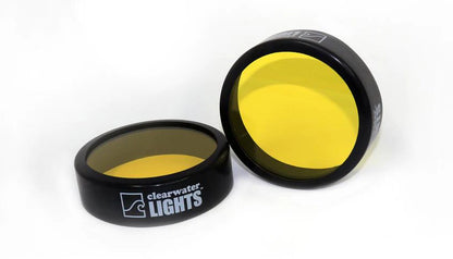 Clearwater Amber / Clear Caps (Pair)