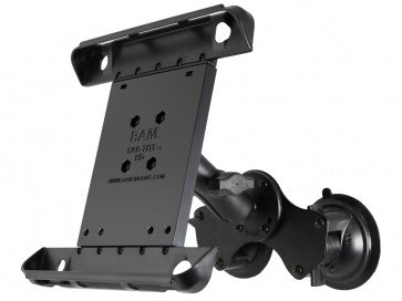 RAM Double Twist Lock Suction Cup Mount with Tab-Tite™ Universal Spring Loaded Cradle for the Apple iPad 1-4