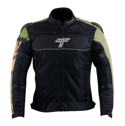 Tarmac One III Level 2 Jacket Black/Army Camo/Olive Green + FREE Tarmac Tex black gloves