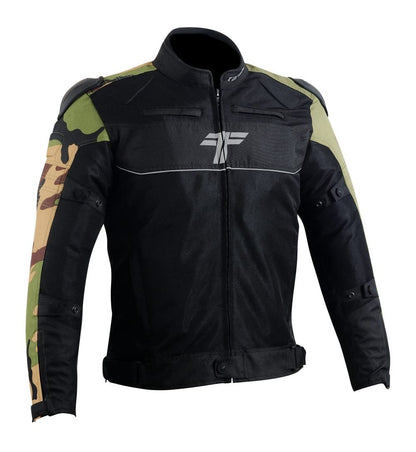 Tarmac One III Level 2 Jacket Black/Army Camo/Olive Green + FREE Tarmac Tex black gloves