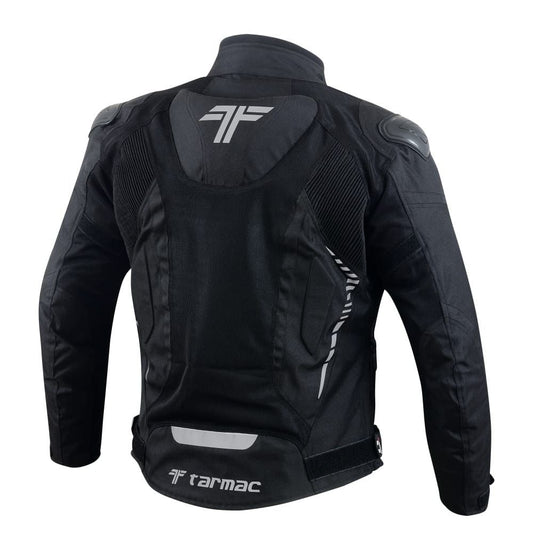 Tarmac Corsa Black Jacket Level 2 + PU chest protectors