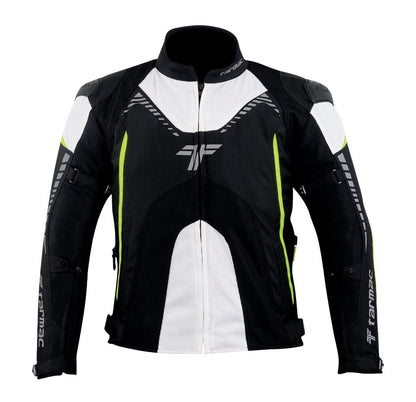 Tarmac Corsa Black/White/Fluorescent Jacket Level 2 + PU chest protectors