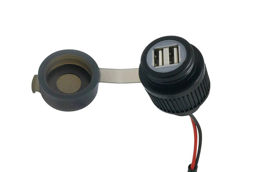 Cliff Top HANDLEBAR MOUNTED DUAL USB 4A (PLASTIC HOLDER)