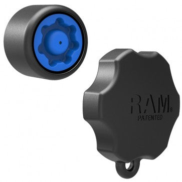 RAM Mixed Combination Pin-Lock Security Knob and Key Knob for 1.5" Dia C Size Arms