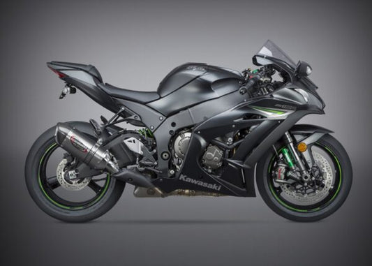 Yoshimura Alpha SS Slip-On, W/ SS Muffler For Kawasaki ZX-10R/RR 2016+
