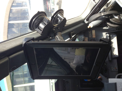 RAM Double Twist Lock Suction Cup Mount with Tab-Tite™ Universal Spring Loaded Cradle for the Apple iPad 1-4