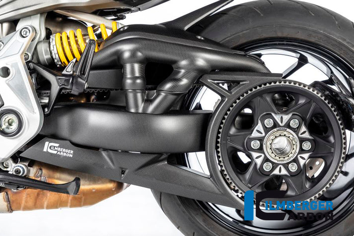 Swingarm Cover Set for Ducati Diavel - Ilmberger Carbon, Germany