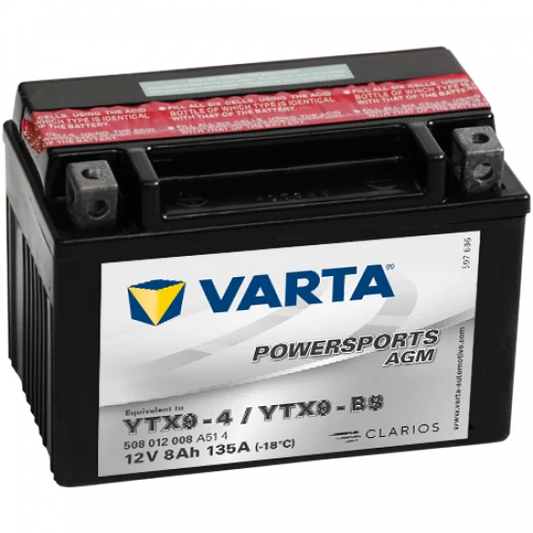 VARTA Powersports AGM YTX9 - BS (8 Ah)