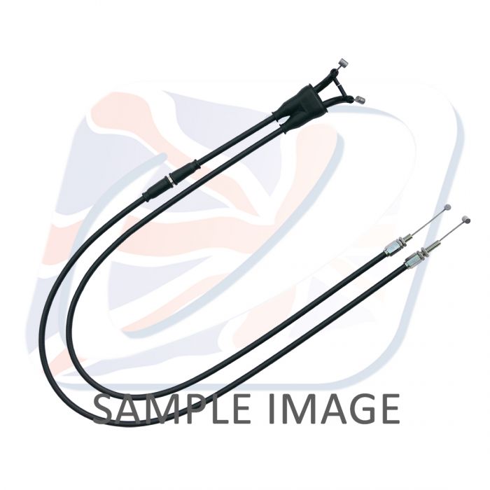 Venhill Triumph FL Throttlecable (Pair)-Black T01-4-136-BK