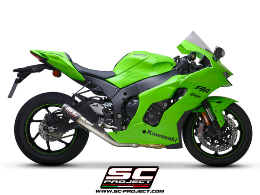 SC Project CR-T Carbon Slip on Exhaust for Kawasaki Ninja ZX10R/RR (2021)