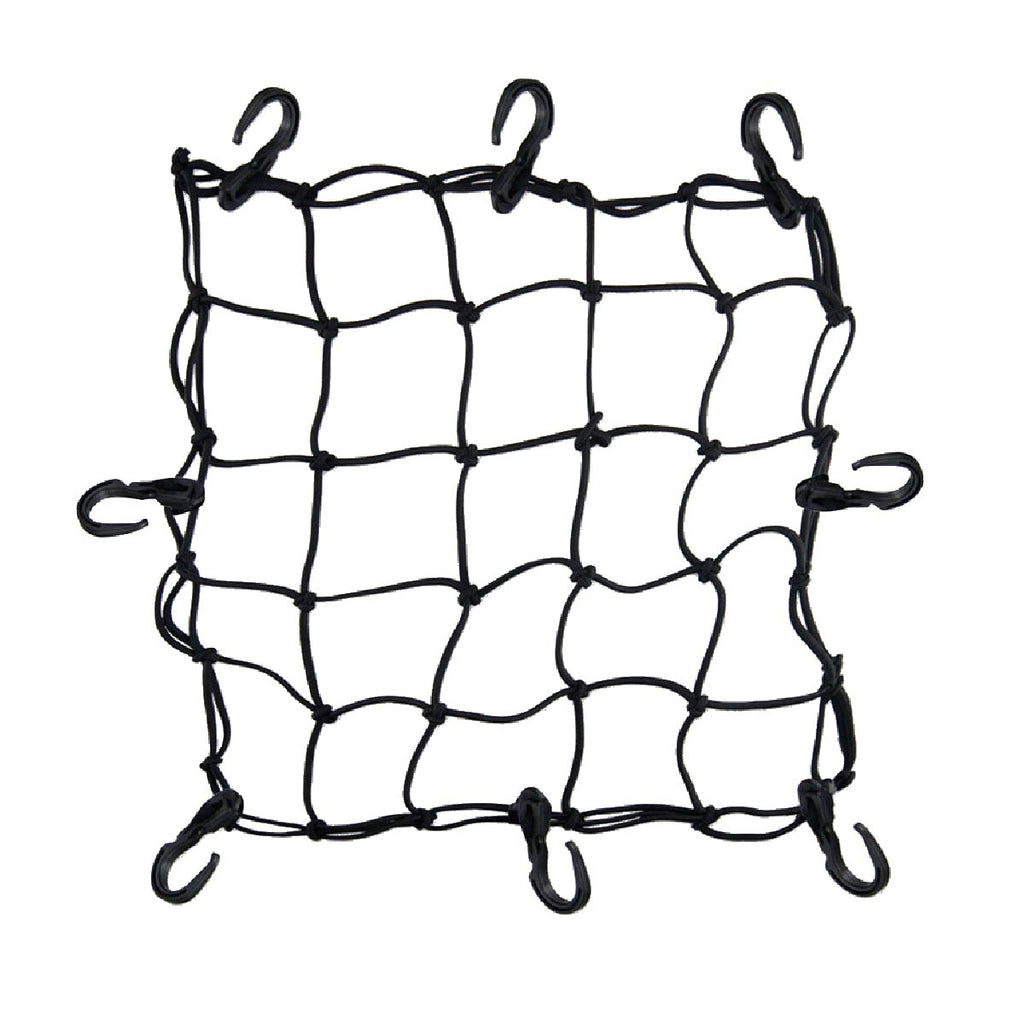 MOTOTECH Flexi Hook Bungee Net - 15"x12" - Black