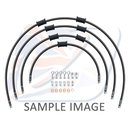 Venhill Suzuki Front brake4 Hose kit Chrome SUZ-10022F-CL
