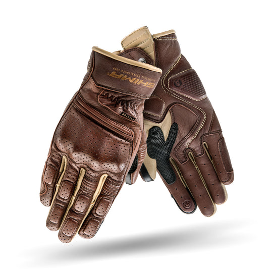 Shima Aviator Classic Brown Leather Gloves