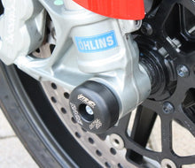 GSG-MOTOTECHNIK | FRONT WHEEL PAD SET | CAN ALSO BE USED WITH ÖHLINS FORK | DUCATI MONSTER 1200 2018-2019
