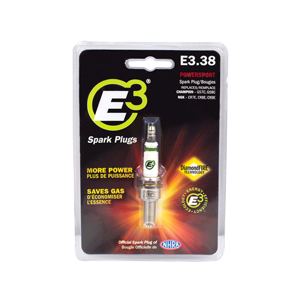 E3 Spark Plugs E3.38 Powersports DiamondFIRE Technology