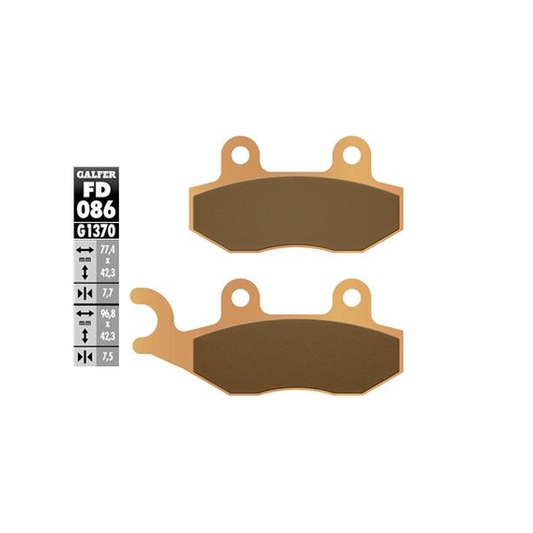 Galfer FD086G1370 Sintered Street Front Brake Pads