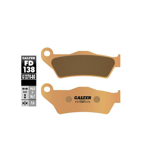 Galfer FD138G1370 Sintered Street Front Brake Pads