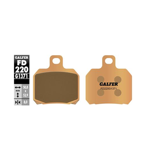 Galfer FD220G1371 Sintered Street Rear Brake Pads
