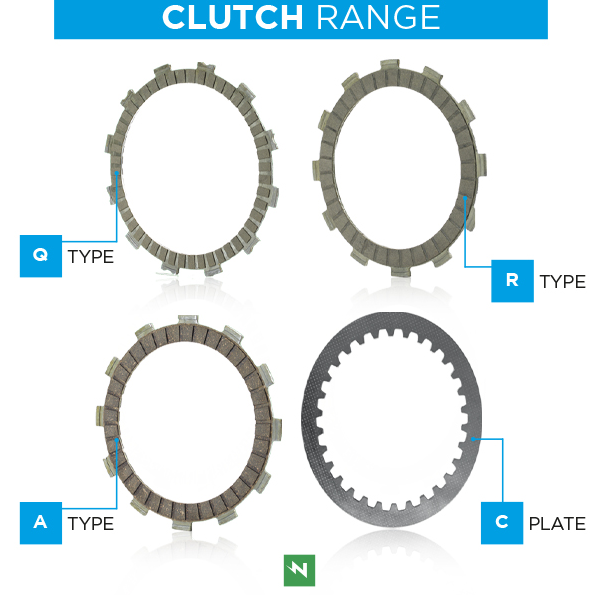 Newfren F1665SR Triumph Clutch Plate Set