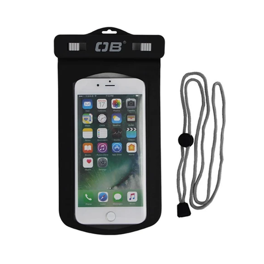 Overboard Waterproof Large Phone Case - Black