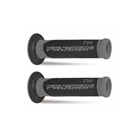 ProGrip 732 Dual Density Sportbike Grips Black / Titanium