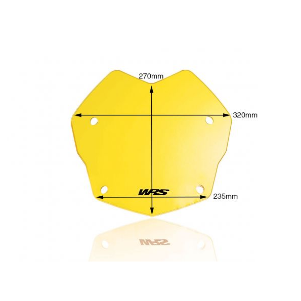 WRS Windscreen Rallye Yellow BMW R1200 GS / Adventure 2013-2018